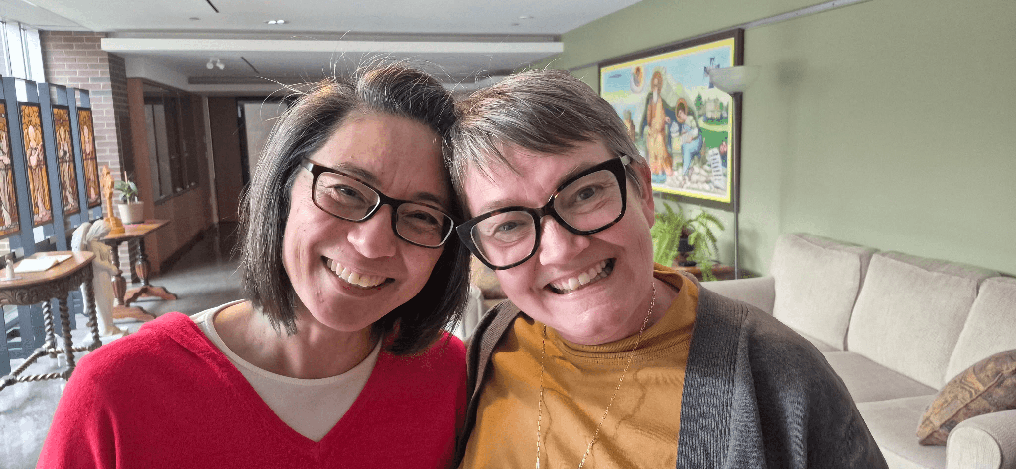 Maria Kon and Robynn Bliss, co-founders of the Spiritual Directors Learning Community